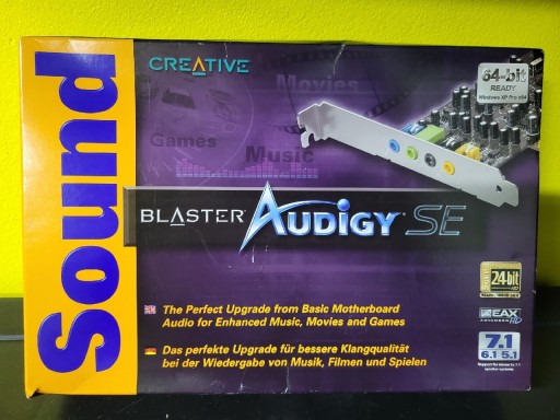 Zdjęcie oferty: Sound Blaster Audigy SE - nowa, fabryczne pudełko