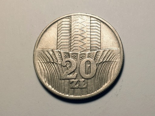 Zdjęcie oferty: Polska - Moneta 20 zł 1973 [Wieżowiec] [Kłosy]