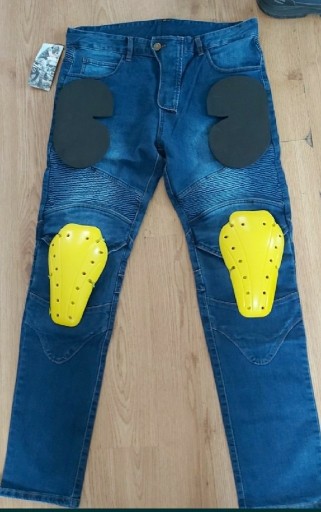 Zdjęcie oferty: spodnie motocyklowe jeansowe