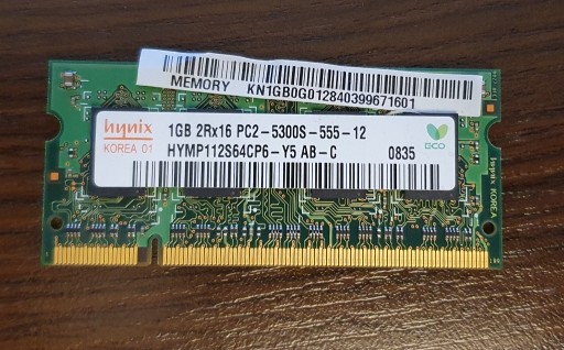 Zdjęcie oferty: Pamięć Hynix DDR2 1GB