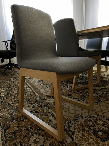 Zdjęcie oferty: Krzesła Karlhugo ciemnoszare. Komplet 6 krzeseł.
