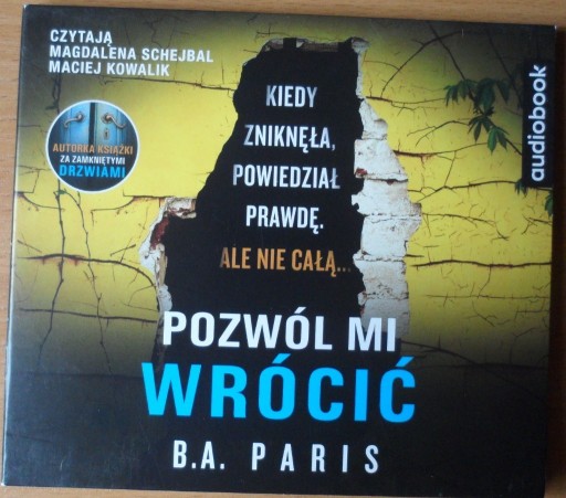 Zdjęcie oferty: Pozwól mi wrócić B.A. Paris