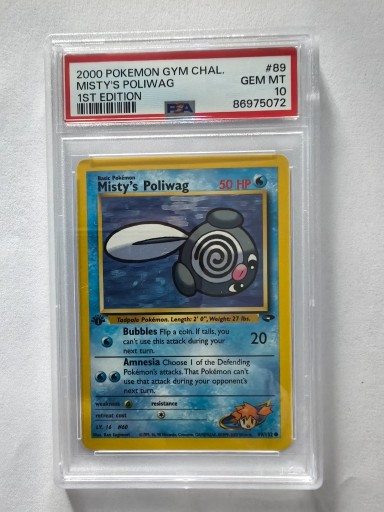 Zdjęcie oferty: Misty's Poliwag 1st Edition PSA 10