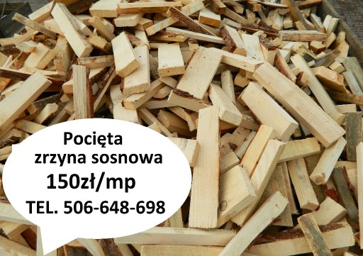 Zdjęcie oferty: Opał - pocięta zrzyna sosnowa drewno rozpałka 