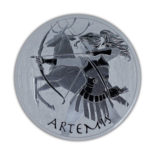 Zdjęcie oferty: TUVALU 2023 - BOGOWIE OLIMPU - ARTEMIS 1 oz srebra