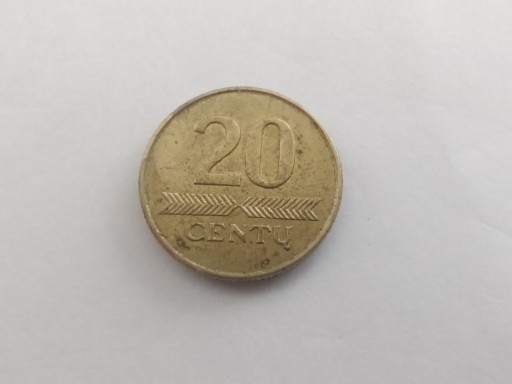 Zdjęcie oferty: 20 centu Litwa 2008 obiegowa