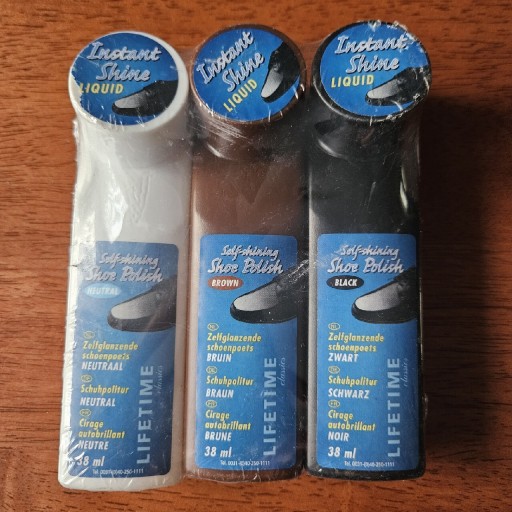 Zdjęcie oferty: Pasta do butów w płynie 3x38ml 