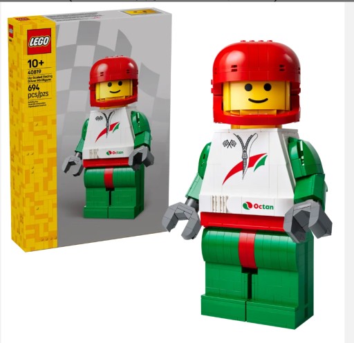 Zdjęcie oferty: LEGO Duża minifigurka kierowcy wyścigowego, nowe