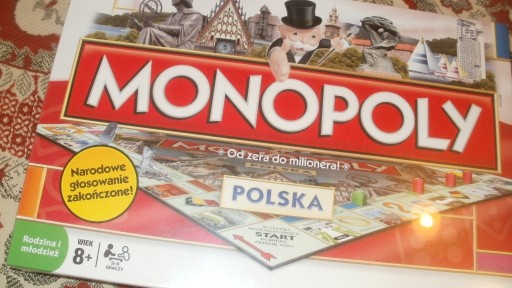 Zdjęcie oferty: MONOPOLY Polska - HASBRO - od zera do milionera 