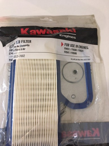 Zdjęcie oferty: Filtr powietrza do silników Kawasaki18HP Orginał