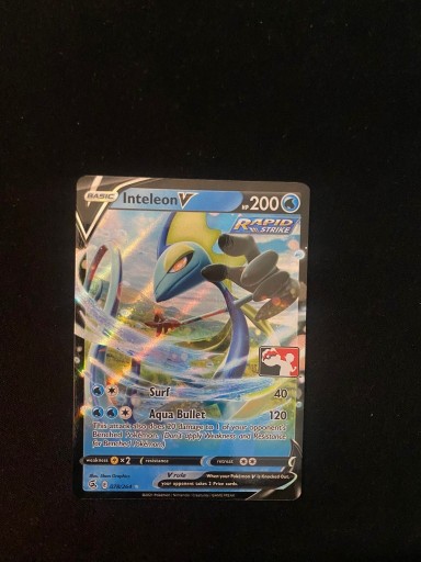 Zdjęcie oferty: Pokemon Karta Inteleon V 078/264  Prize pack
