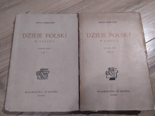 Zdjęcie oferty: Dzieje Polski w zarysie - Bobrzyński 1944