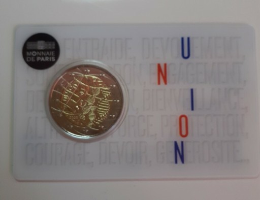 Zdjęcie oferty: 2 euro Francja Badania Medyczne