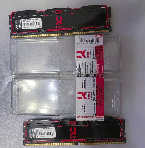 Zdjęcie oferty: Pamięć GOODRAM IRDM X 2x8GB 2666 CL16