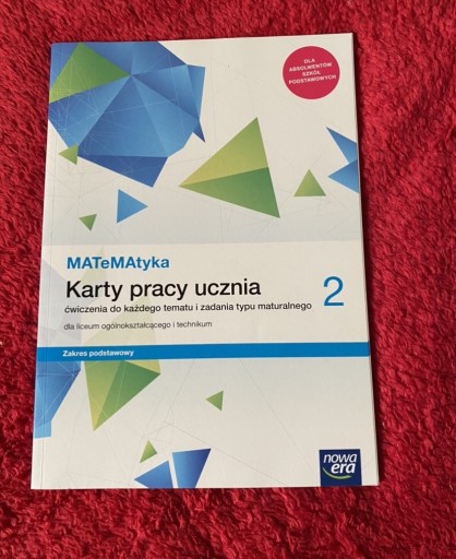 Zdjęcie oferty: MAteMAtyka Karty pracy ucznia 2