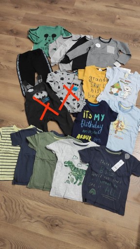 Zdjęcie oferty: Zestaw nowych ubranek chłopięcych 80/86 George 