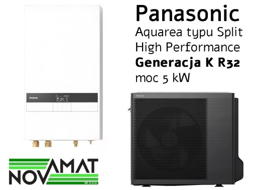 Zdjęcie oferty: POMPA CIEPŁA PANASONIC SPLIT SERIA K 5 kW MONTAZ