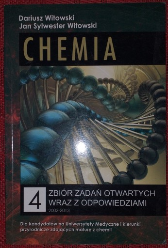 Zdjęcie oferty: Chemia 4 zbiór zadań z odpowiedziami 