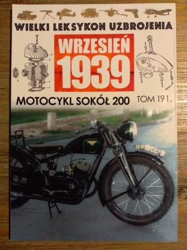 Zdjęcie oferty: WLU 1939 Leksykon Motocykl Sokół 200 191