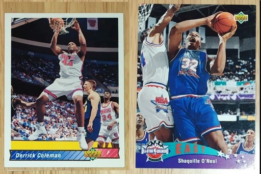 Zdjęcie oferty: Karty NBA Upper Deck 92/93 - 2 sztuki