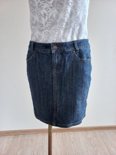 Zdjęcie oferty: Jeansowa krótka spódnica z bawełny GreenPoint