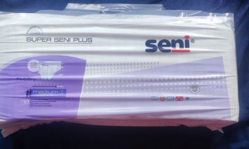 Zdjęcie oferty: Super Seni Plus pieluchomajtki dla dorosłych 3x30M