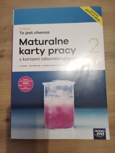 Zdjęcie oferty: To jest chemia 2. Maturalne karty pracy. Zakres rozszerzony. Nowa Era.