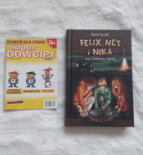 Zdjęcie oferty: Nowa"Felix,Net i Nika"Rafał Kosik +gratis humor