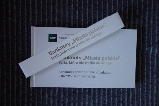 Zdjęcie oferty: Banknoty Album "Miasta polskie" NBP Inwestycja