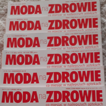 Zdjęcie oferty: Moda na zdrowie (6 numerów 2018)