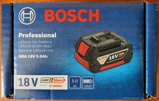Zdjęcie oferty: BOSCH akumulator GBA 18V 5,0 AH - tylko pudełko