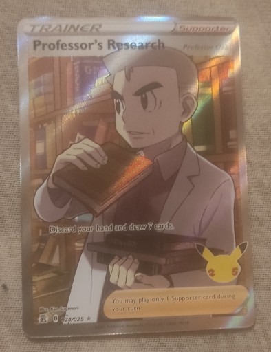 Zdjęcie oferty: Pokemon tcg celebrations professor's research 