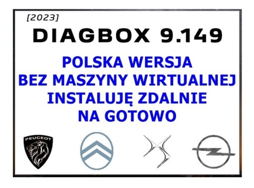 Zdjęcie oferty: Diagbox 9.149 PL 2023 Instaluję na gotowo! 