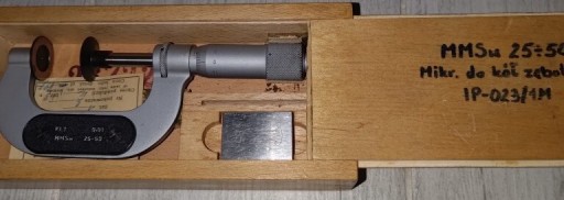 Zdjęcie oferty: Mikrometr 25-50 do kol zebatych 
