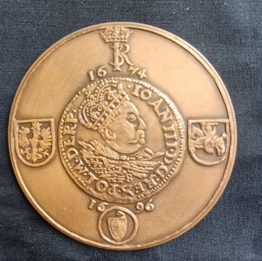 Zdjęcie oferty: medal JAN III SOBIESKI PTAiN Warszawa BRĄZ