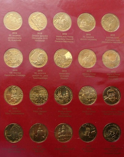 Zdjęcie oferty: 2 zł - NG komplet (20  sztuk) monet rocznik 2010