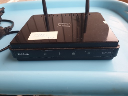 Zdjęcie oferty: Punkt dostępowy / wzmacniacz syngału: D-Link DAP-1360 Wi-Fi N300 + zasilacz