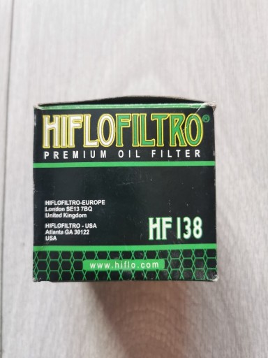 Zdjęcie oferty: Filtr oleju Hiflo Filtro Premium HF138 