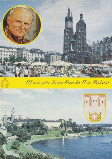 Zdjęcie oferty: pocztówki 1987- Jan Paweł II - III Wizyta, zbiór