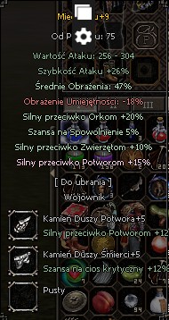 Zdjęcie oferty: Wojownik 75 lv Mental + buff (Akademia Nerwia) Top