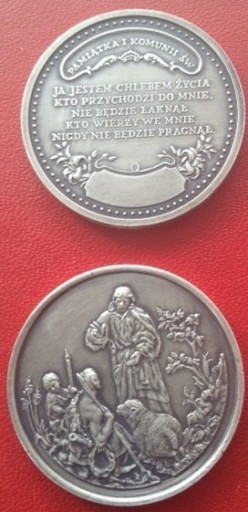 Zdjęcie oferty: Medal- PAMIĄTKA I KOMUNII ŚW.