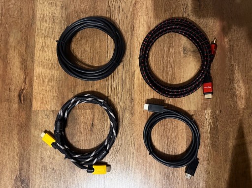 Zdjęcie oferty: Zestaw kabli HDMI 2.0 1.4 4K, 2m 3m 5m, 4 szt, Genesis, Microsoft, sprawne