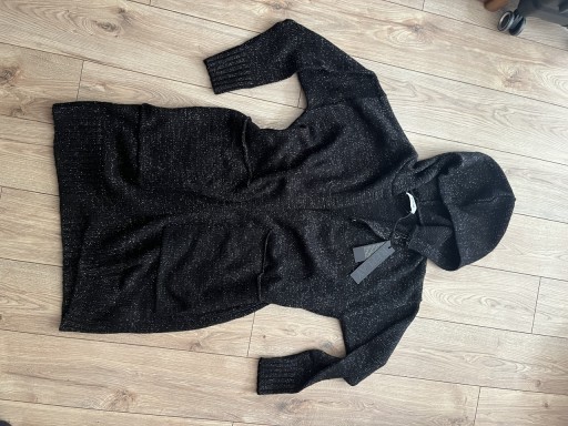 Zdjęcie oferty: Długi sweter ze srebrna nitka Replay S M oversize