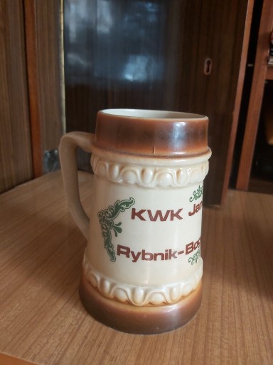 Zdjęcie oferty: Kufel kamionkowy do piwa -pamiątka z KWK Jankowice