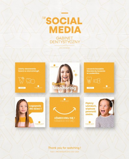 Zdjęcie oferty: Social media Grafiki na Social Media dla Dentysty