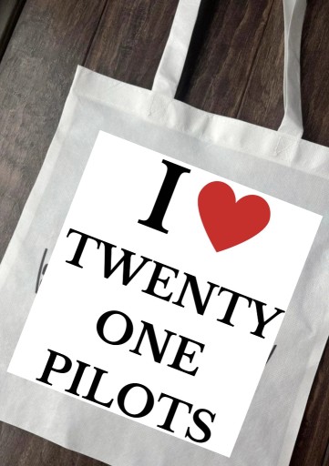 Zdjęcie oferty: Torba tote bag twenty one pilots serce