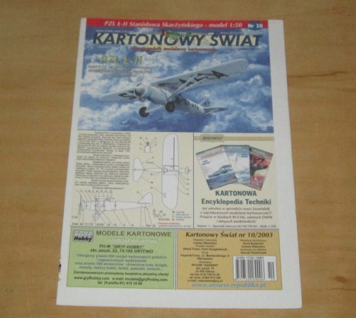 Zdjęcie oferty: PZL Ł-2 Afrykanka polski samolot towarzyszący 1:50