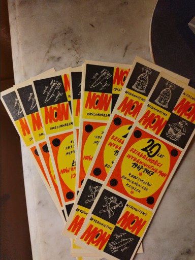 Zdjęcie oferty: Zakładki do książek z okresu PRL  " 20 Lat Wydawnictwa MON  " 