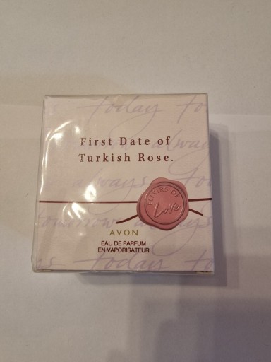 Zdjęcie oferty: AVON FIRST DATE OF TURKISH ROSE 30ML UNIKAT!