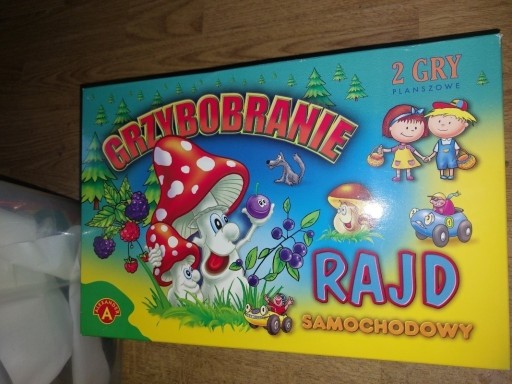 Zdjęcie oferty: Grzybobranie, 2 gry planszowe